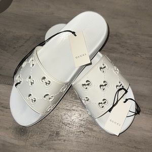 Gucci Pursuit GG Logo Slide Sandal